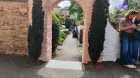 Portmerion with Eugene and Kristina. Steampunk convention was on.