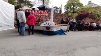 Portmerion with Eugene and Kristina. Steampunk convention was on.